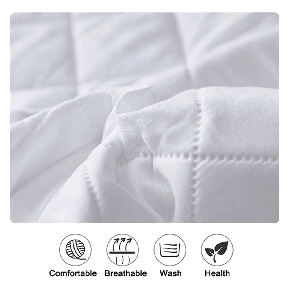 Waterproof Mattress Protector Fitted Sheet-Gray / 150x200x30cm