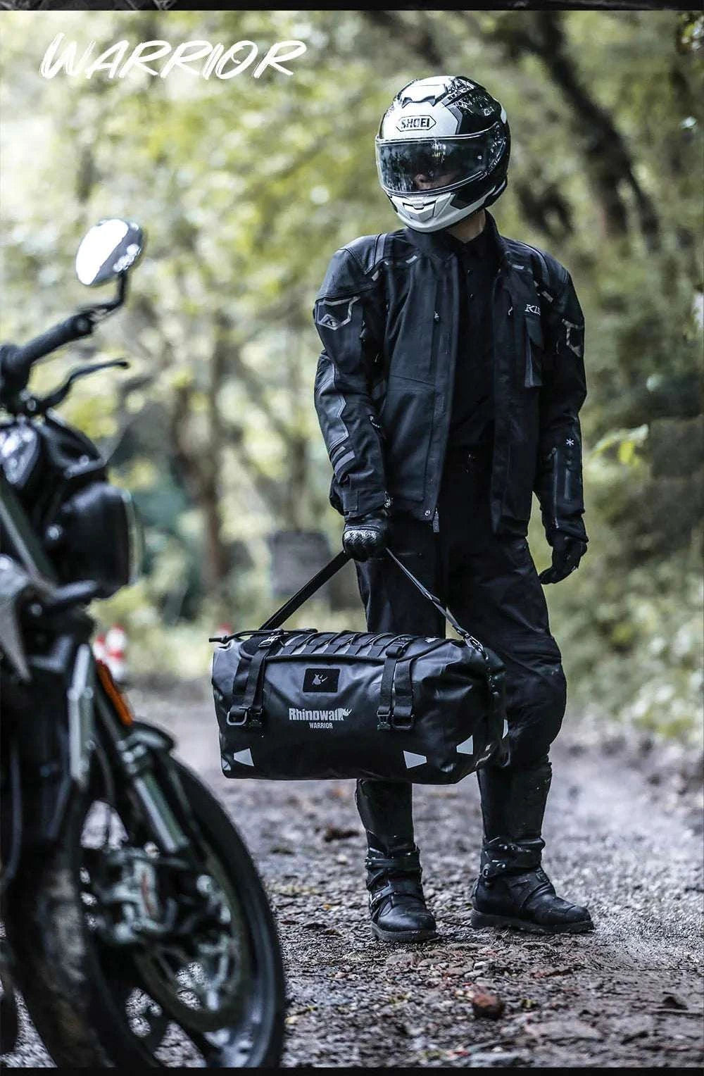 Waterproof Motorcycle Saddle Bag 20L 40L 65L Tail Seat Storage Pack-20L / China Mainland