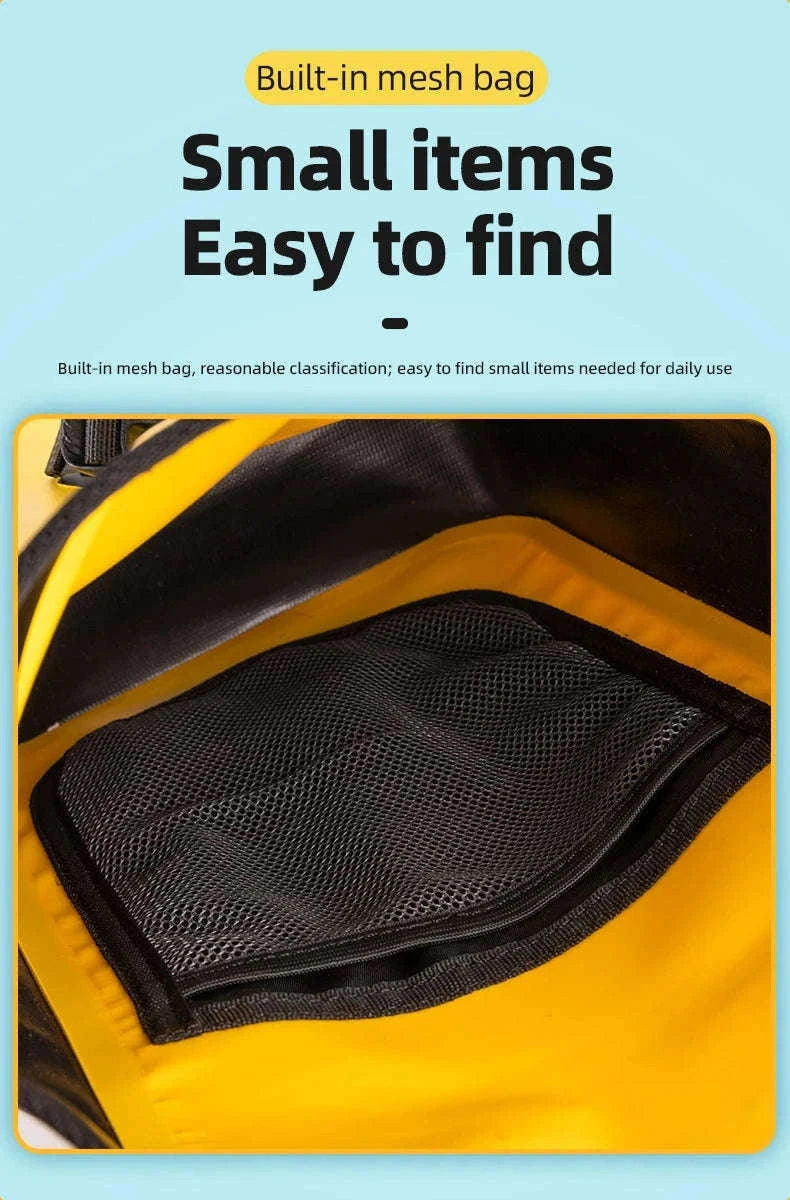 Waterproof Motorcycle Saddle Bag for Tools and Travel Storage-AS-079