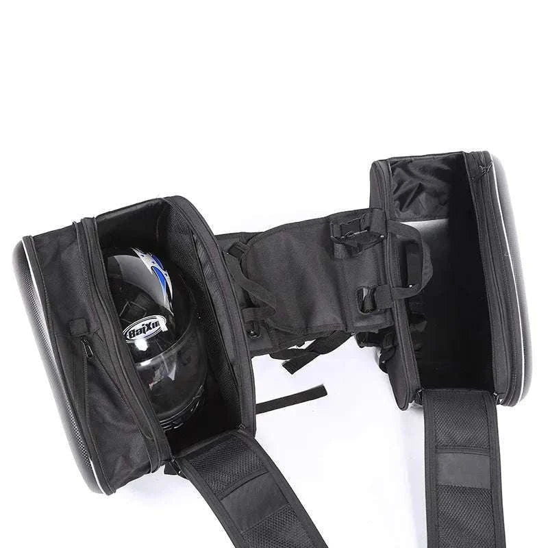 Waterproof Motorcycle Saddle Bags 2PCS Universal Side Pannier Set-Oxford and plastic / China Mainland