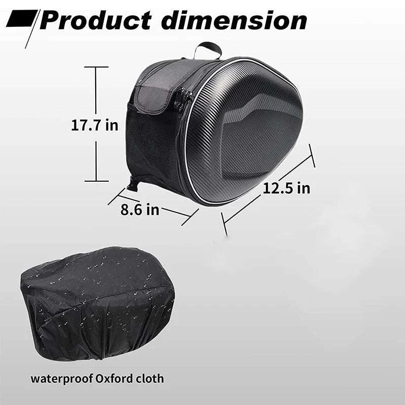 Waterproof Motorcycle Saddle Bags 2PCS Universal Side Pannier Set-Oxford and plastic / China Mainland