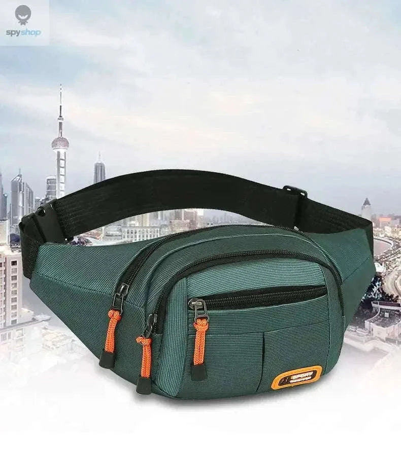 Waterproof Oxford Mobile Waist Bag for Everyday Carry-GRAY