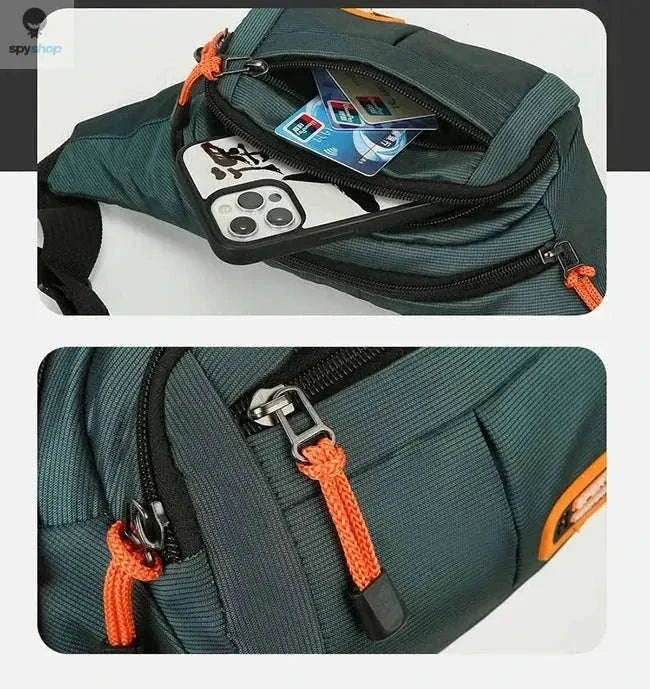 Waterproof Oxford Mobile Waist Bag for Everyday Carry-GRAY