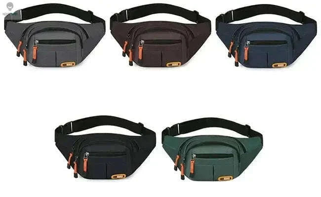 Waterproof Oxford Mobile Waist Bag for Everyday Carry-GRAY