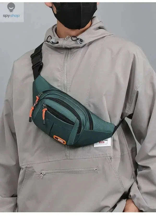 Waterproof Oxford Mobile Waist Bag for Everyday Carry-GRAY