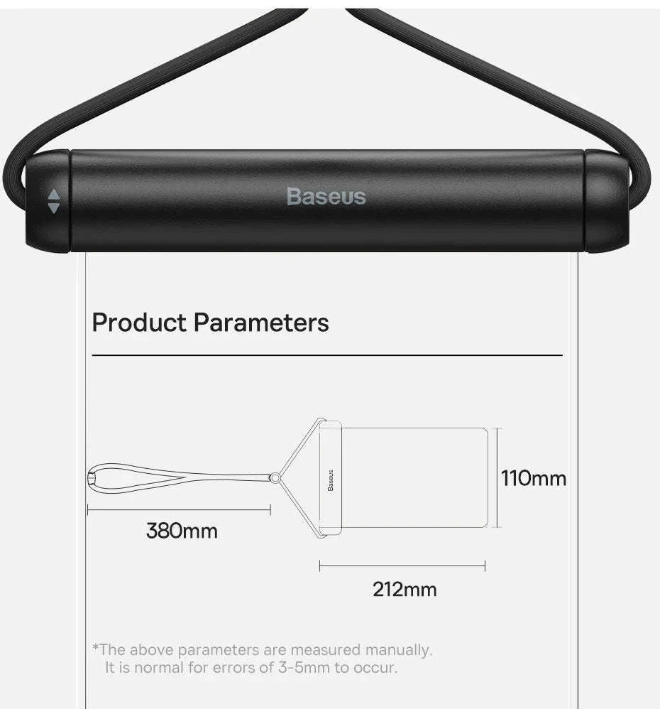 Waterproof Phone Bag for Phones Under 7.2 Inches-WHITE / Size Under 7.2 Inch