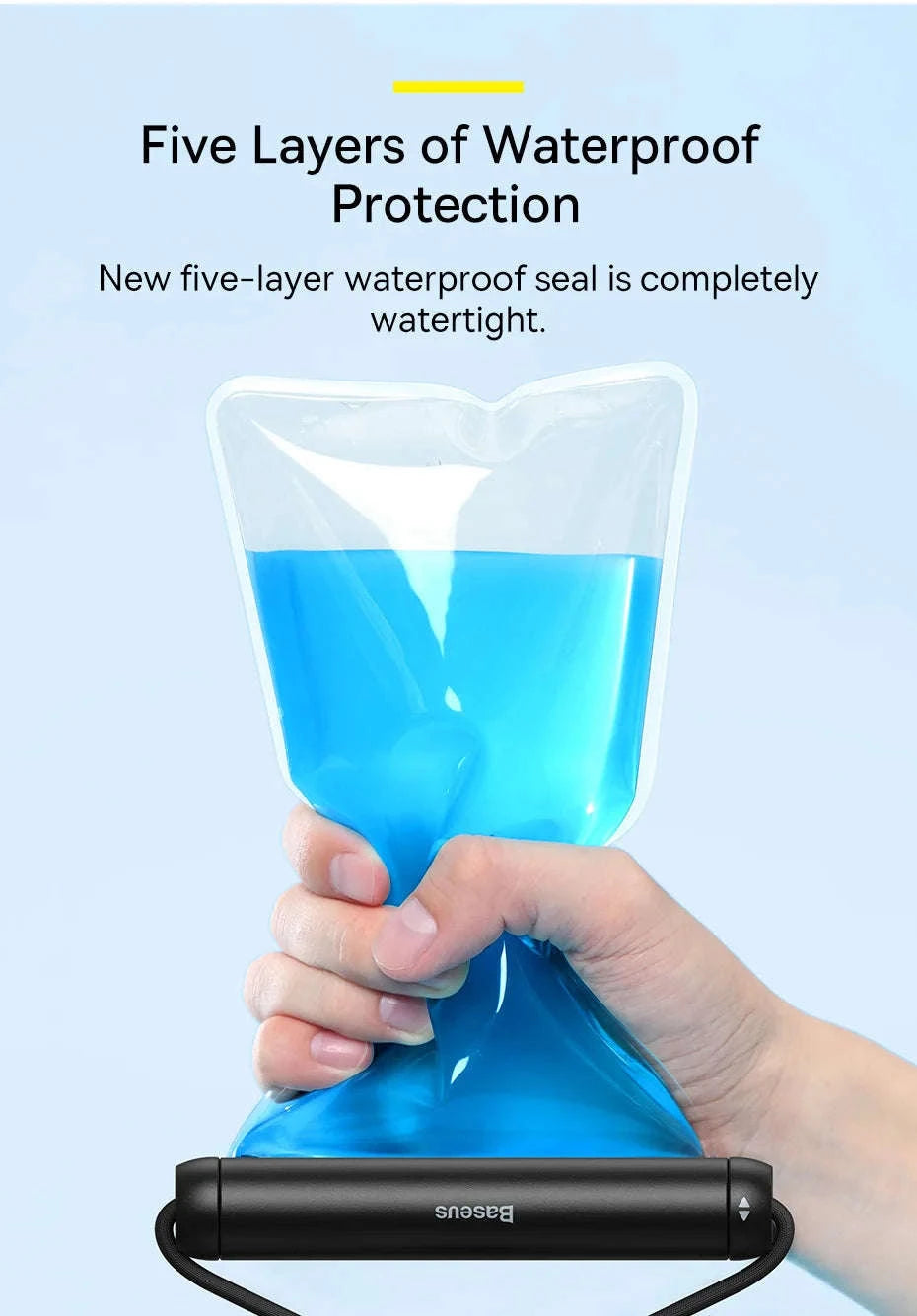 Waterproof Phone Bag for Phones Under 7.2 Inches-WHITE / Size Under 7.2 Inch