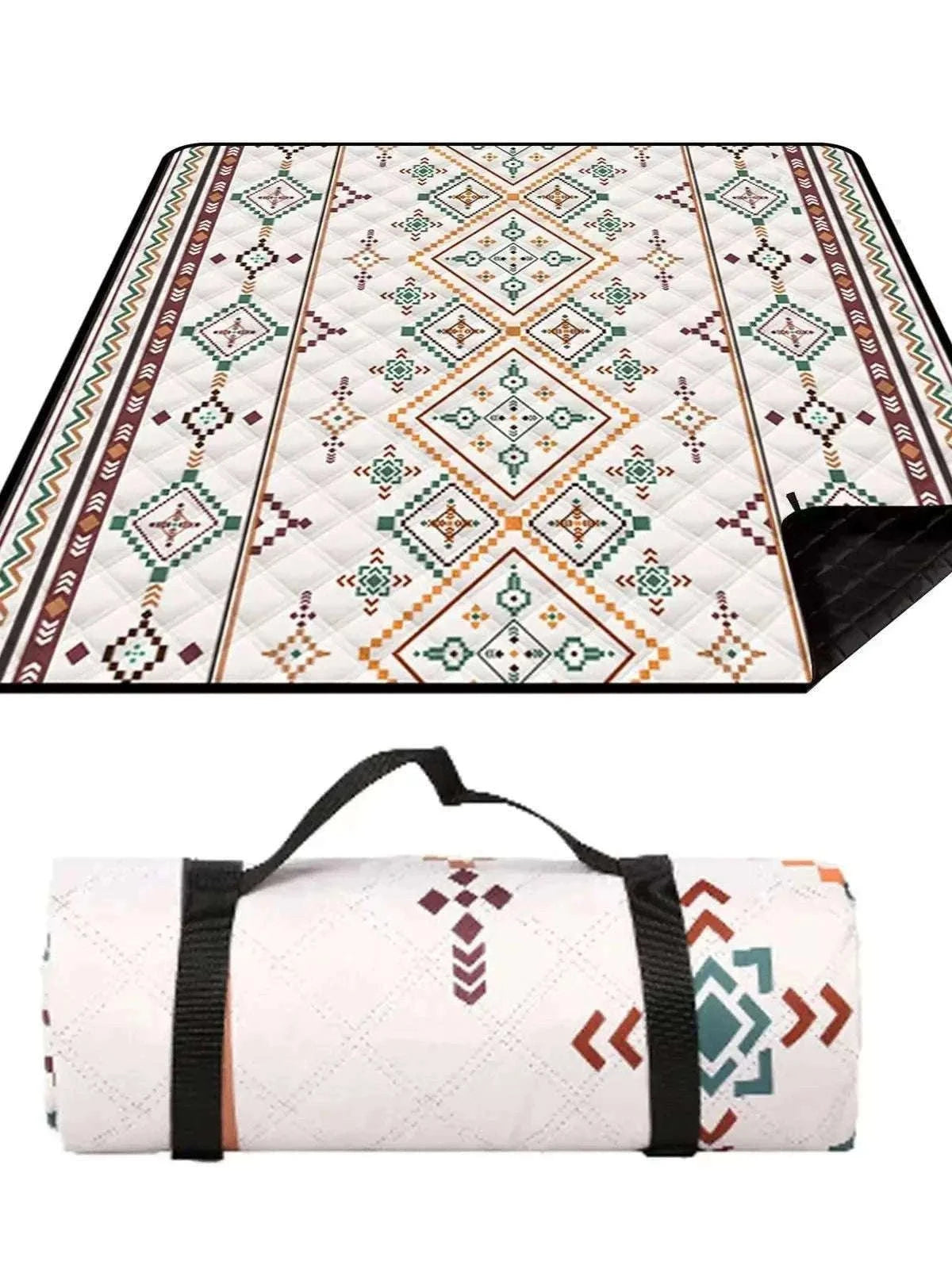 Waterproof Picnic Blanket – Large Outdoor Beach & Camping Mat-Platonist style / 200cm*200cm / China Mainland
