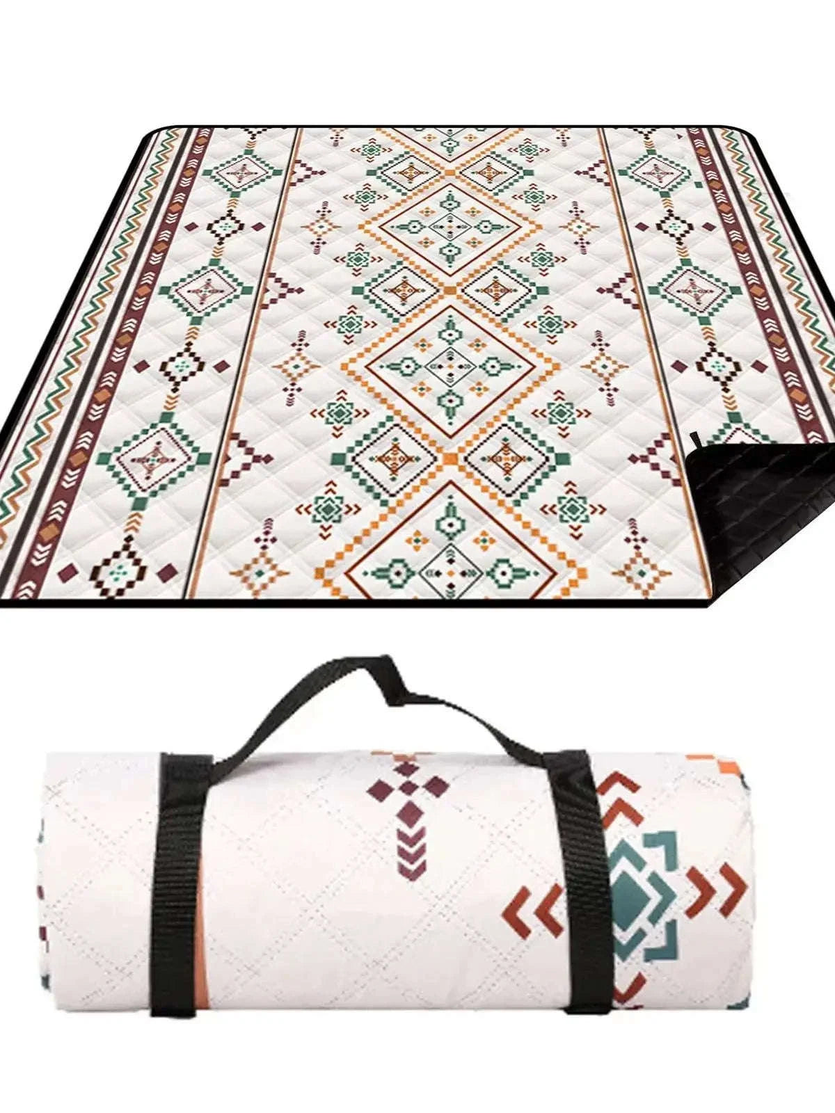 Waterproof Picnic Blanket – Large Outdoor Beach & Camping Mat-Platonist style / 200cm*200cm / China Mainland