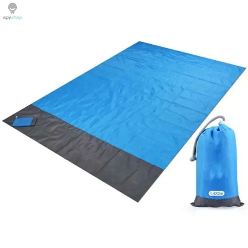 Waterproof Pocket Beach Mat – Compact, Sand‑Free Outdoor Blanket-Orange