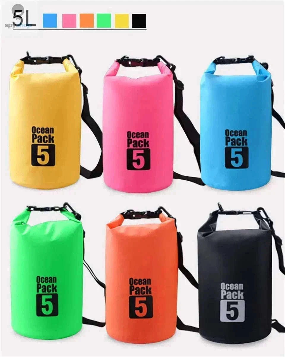 Waterproof PVC Dry Bag for Kayaking and Outdoor Adventures-A5 2L-No straps