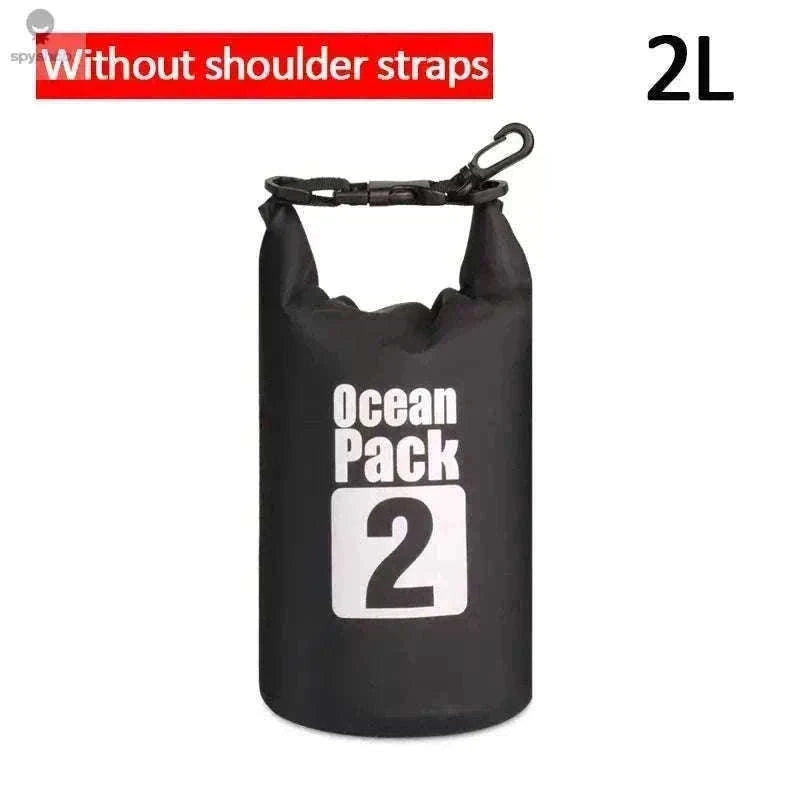 Waterproof PVC Dry Bag for Kayaking and Outdoor Adventures-A5 2L-No straps