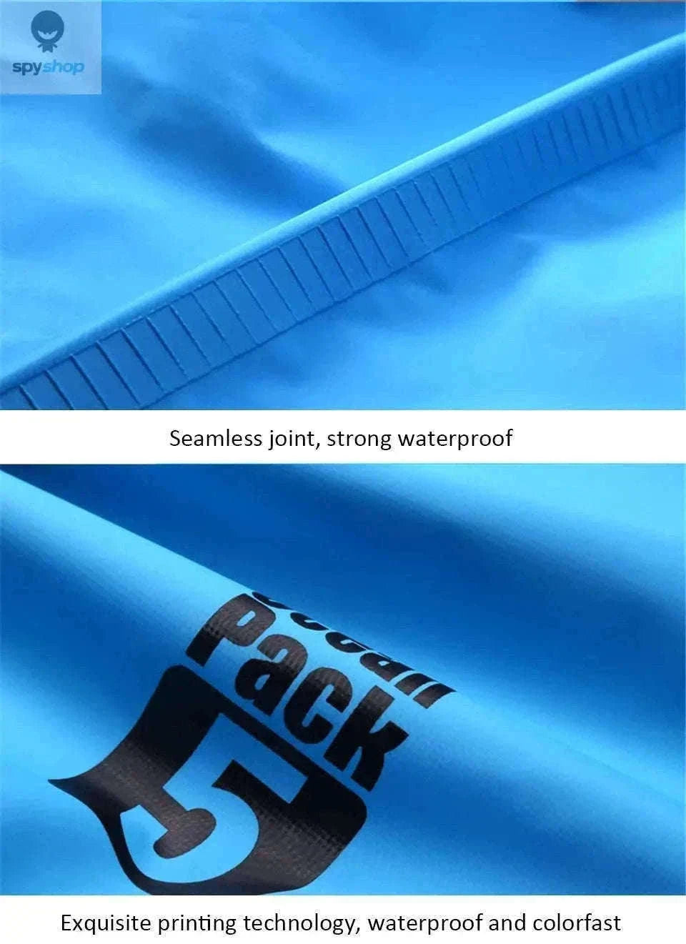 Waterproof PVC Dry Bag for Kayaking and Outdoor Adventures-A5 2L-No straps