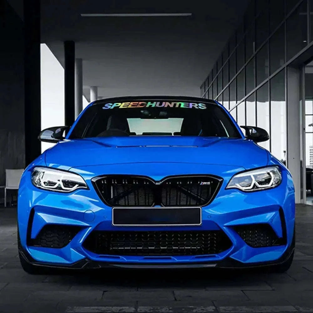Waterproof Racing Car Vinyl Sticker 100x10cm-100x10 cm / Colorful Laser