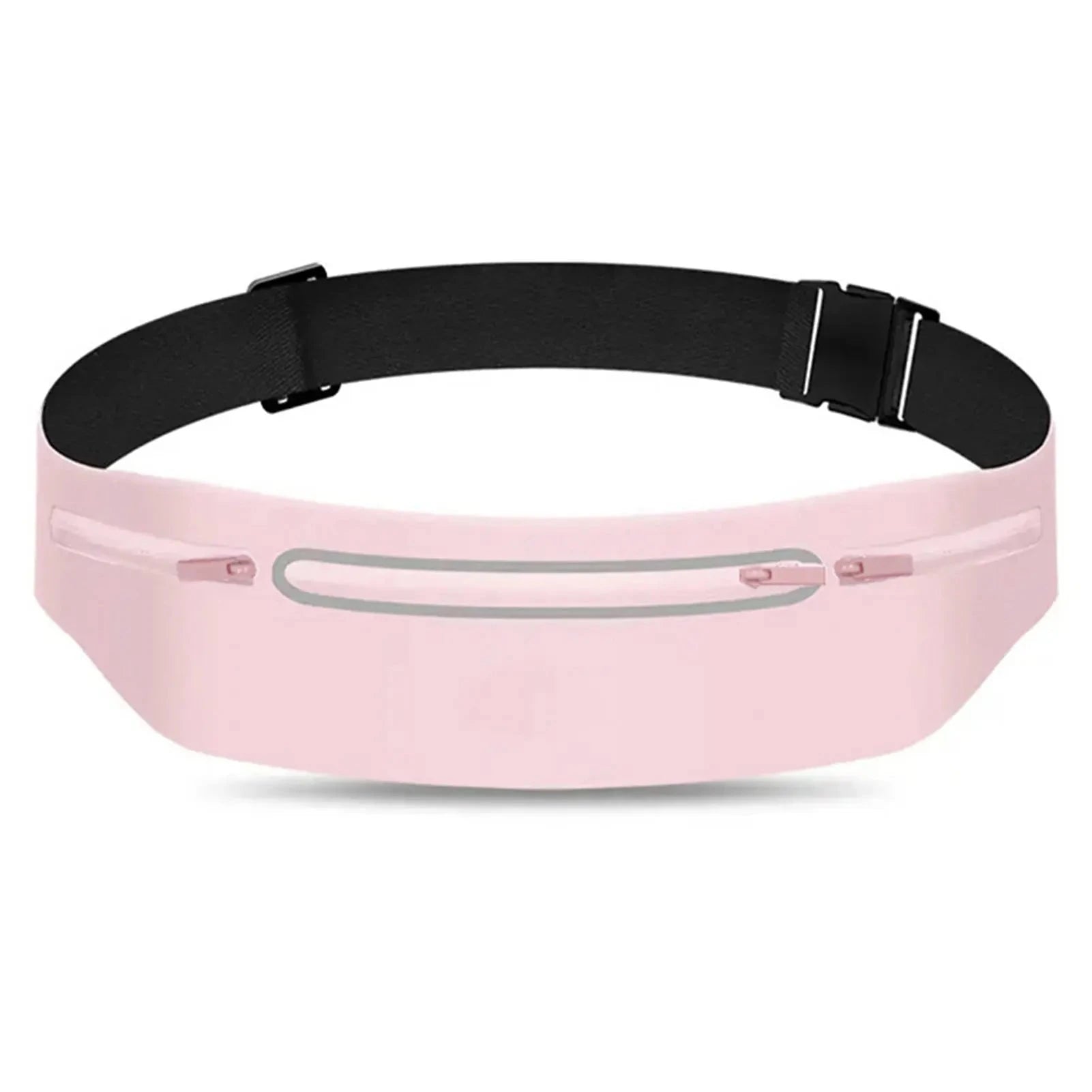Waterproof Running Waist Pack Adjustable Belt-Black