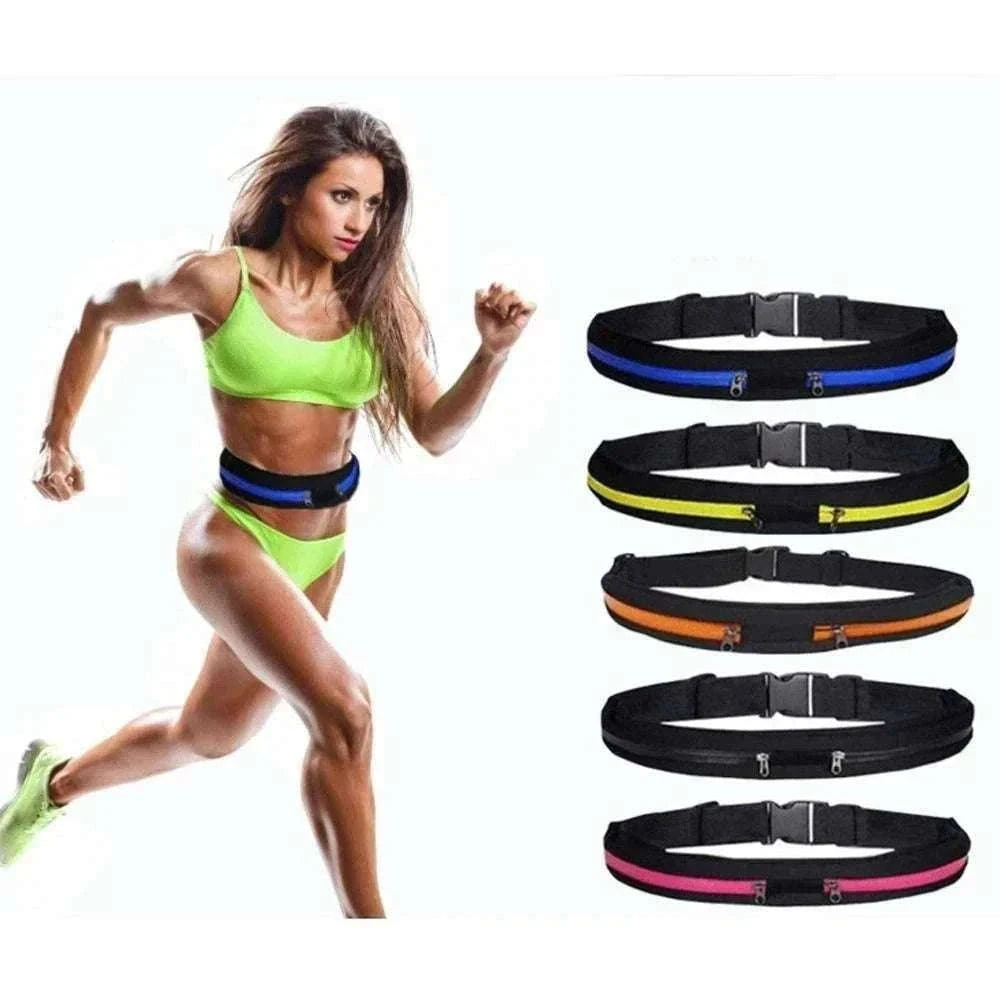 Waterproof Running Waist Pack for Secure, Bounce-Free Storage-B style Rose / CHINA