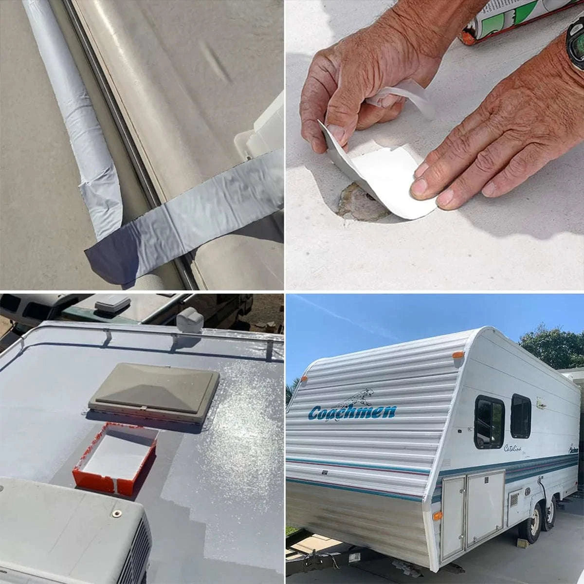 Waterproof RV Roof Repair Tape-5cmX5M