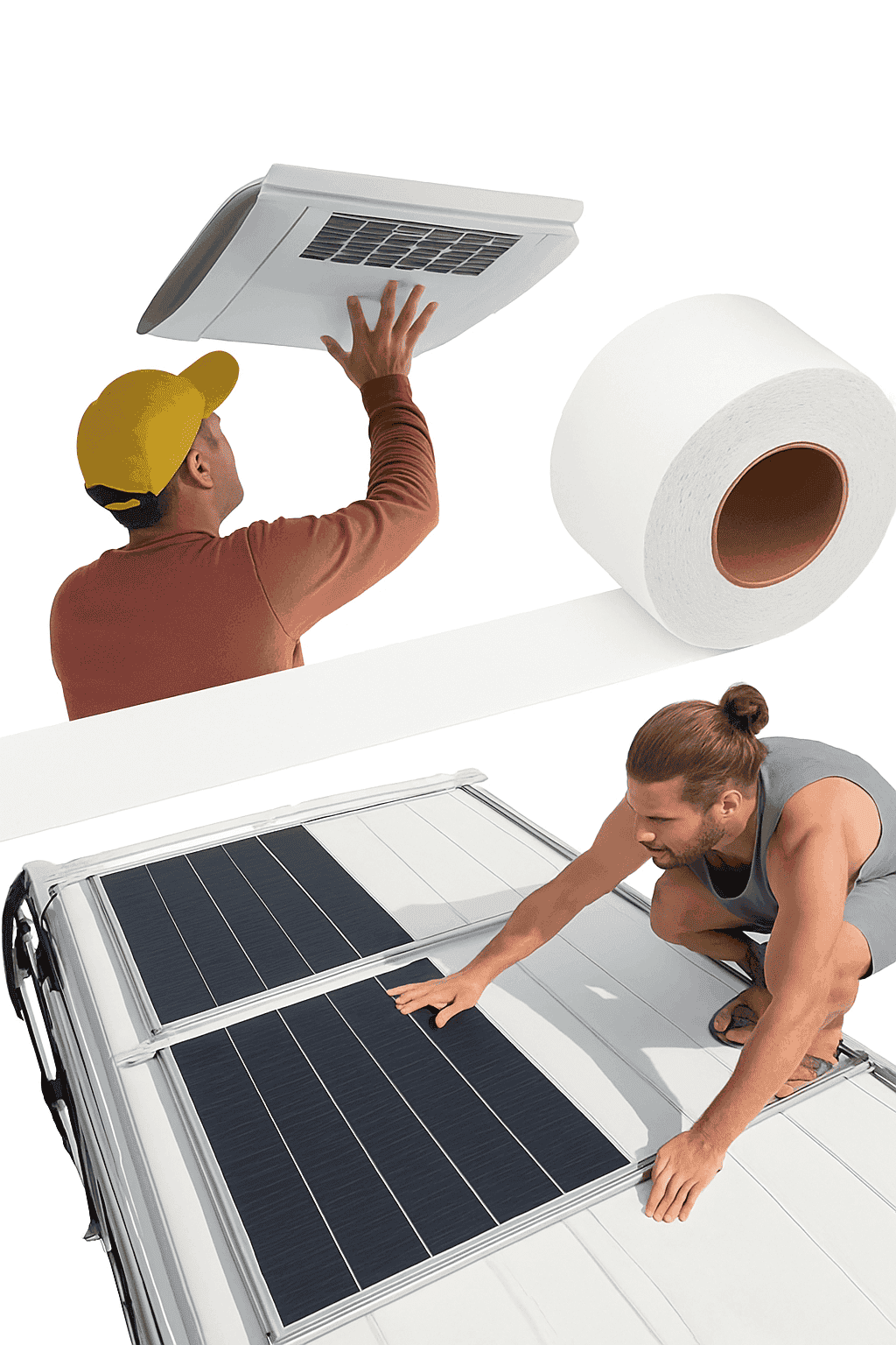 Waterproof RV Roof Repair Tape-5cmX5M