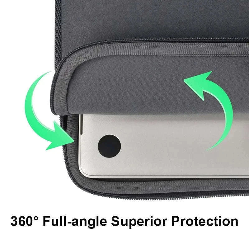 Waterproof Shockproof Laptop Sleeve for Daily Protection-Black / For 15.6 Inch