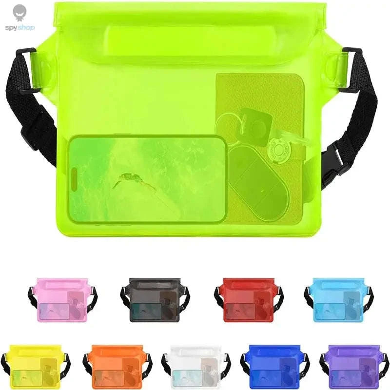 Waterproof Swimming Dry Bag for Phone & Keys-Green