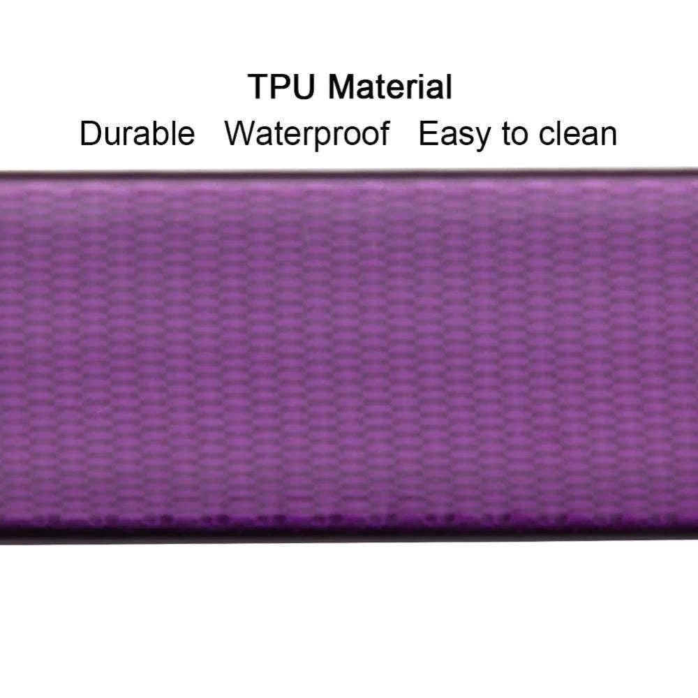 Waterproof TPU Nylon Dog Collar with Reflective Stripe-Red / S