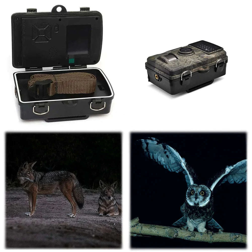 Waterproof Trail Camera with Infrared Night Vision and Motion Detection-United States