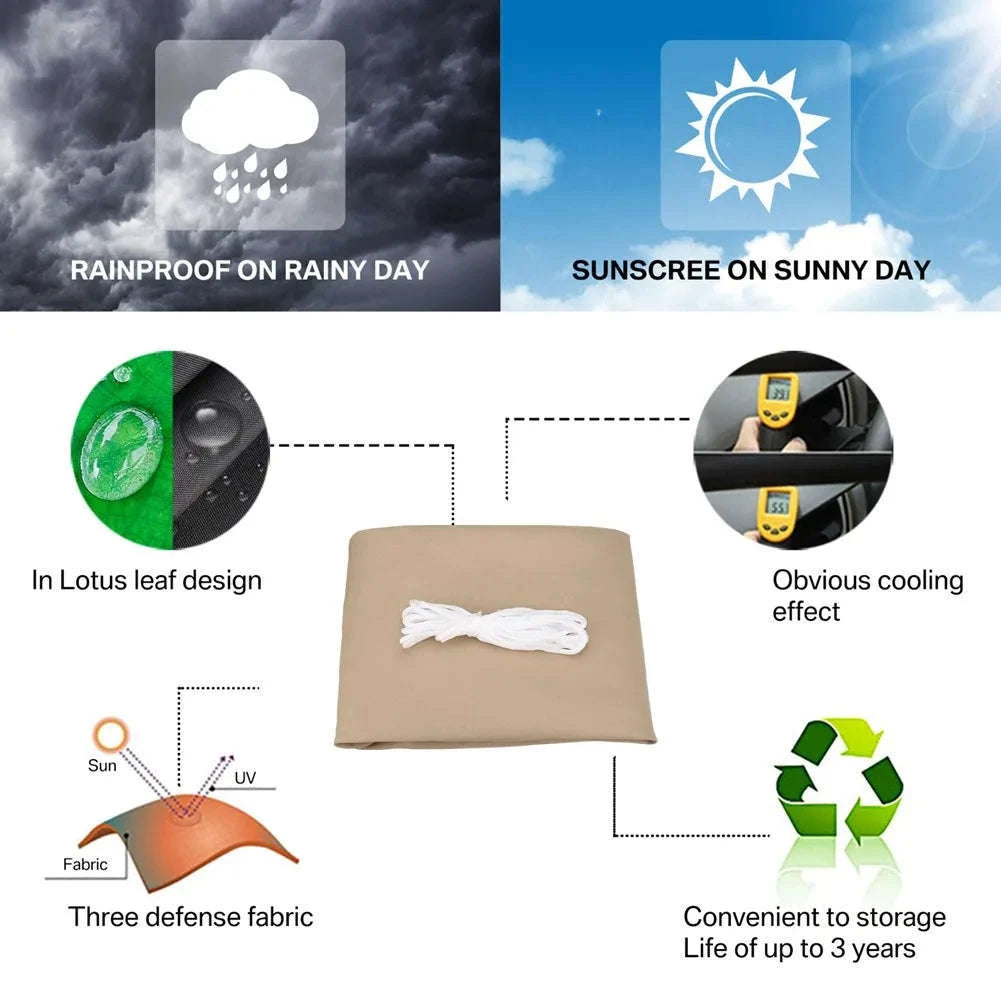 Waterproof Triangle Sun Shade Sail for Outdoor Protection-GREEN / 3X3X3M