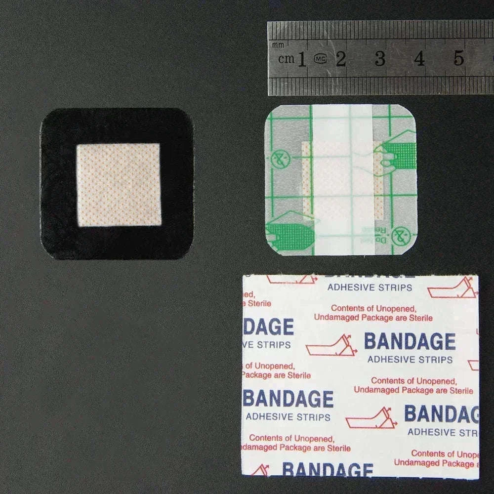 Waterproof Wound Plaster Bandages, 50 Pack PU Fabric-50pcs 72x19mm