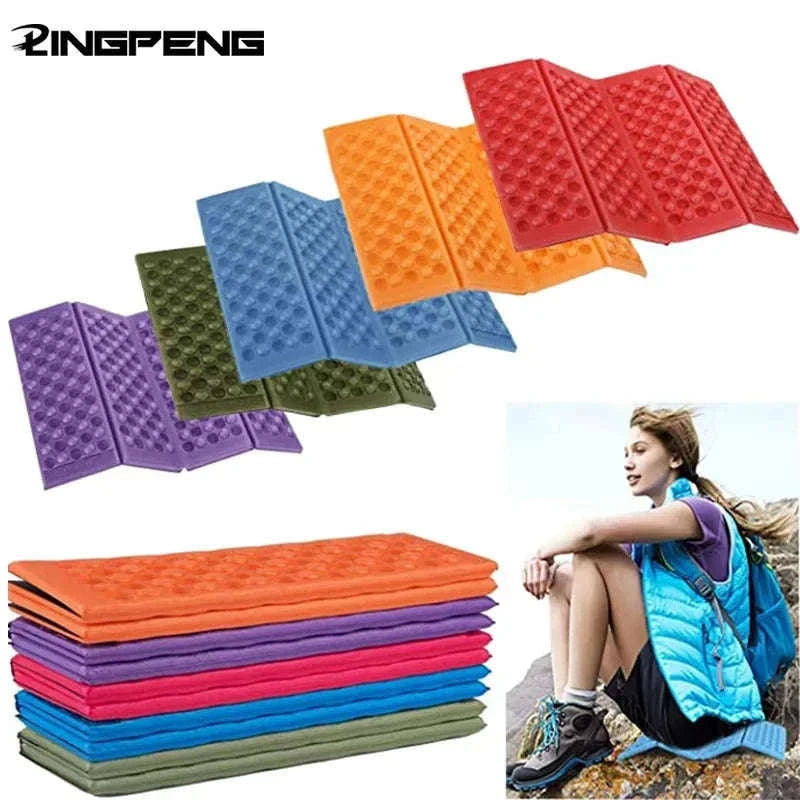 Waterproof XPE Camping Foam Pad for Outdoor Seating-purple