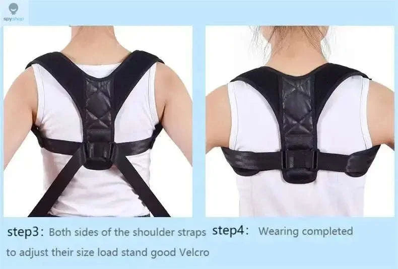 Wearable Back Alignment System – Daily Spine Support and Posture Correction-black M