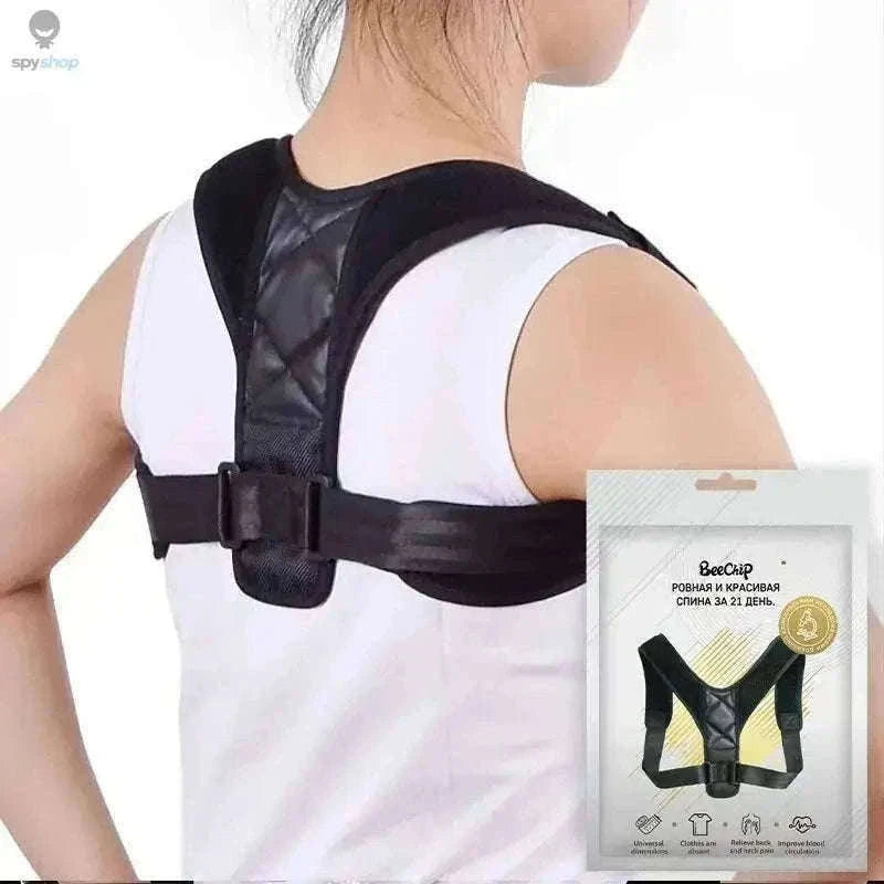 Wearable Back Alignment System for Daily Posture Support-black M