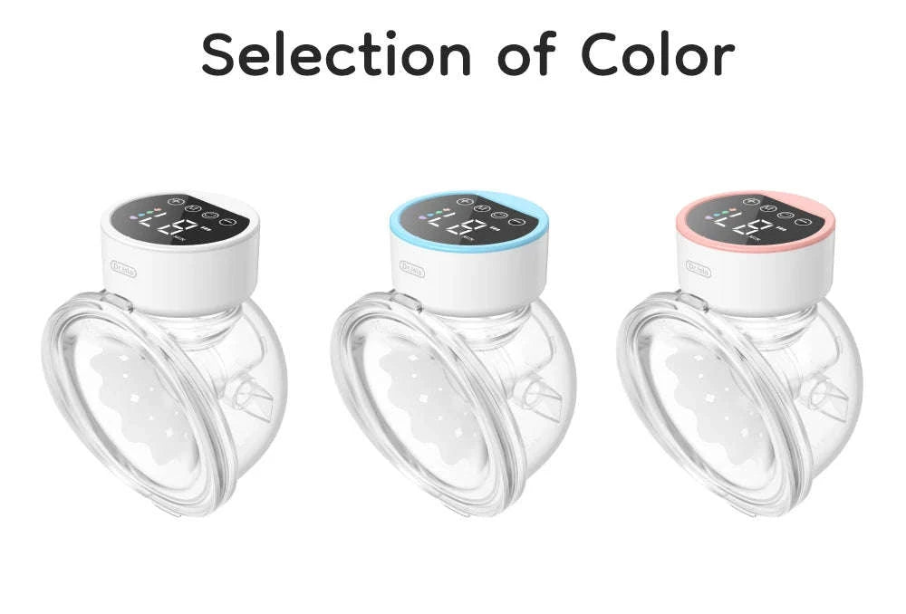 Wearable Electric Breast Pump Hands-Free, Quiet & Rechargeable-SKY BLUE