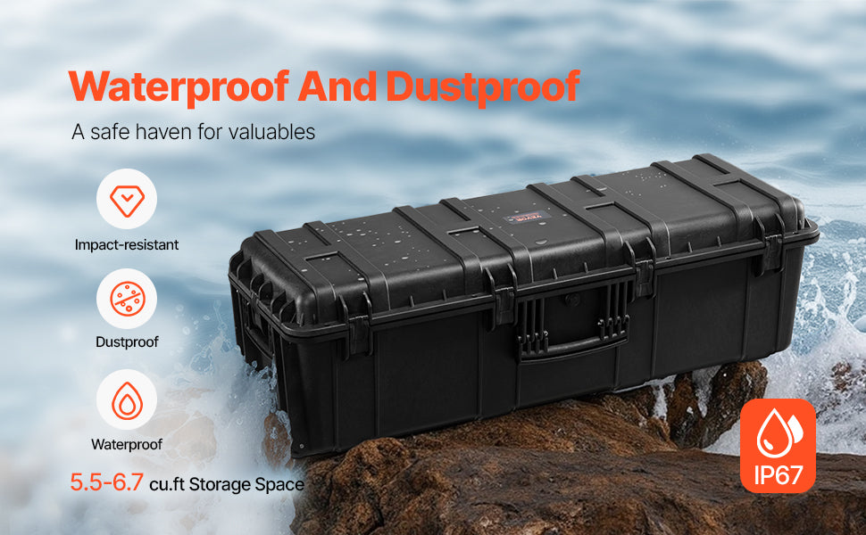 IP67 Waterproof Hard Case with Custom Foam & Secure Lock Design