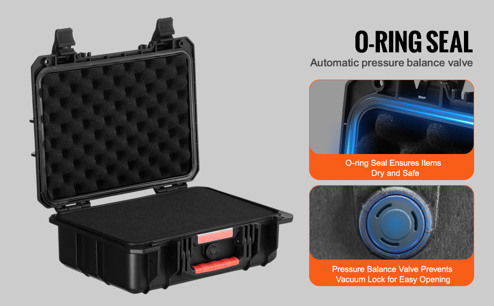 IP67 Waterproof Hard Case with Custom Foam & Secure Lock Design
