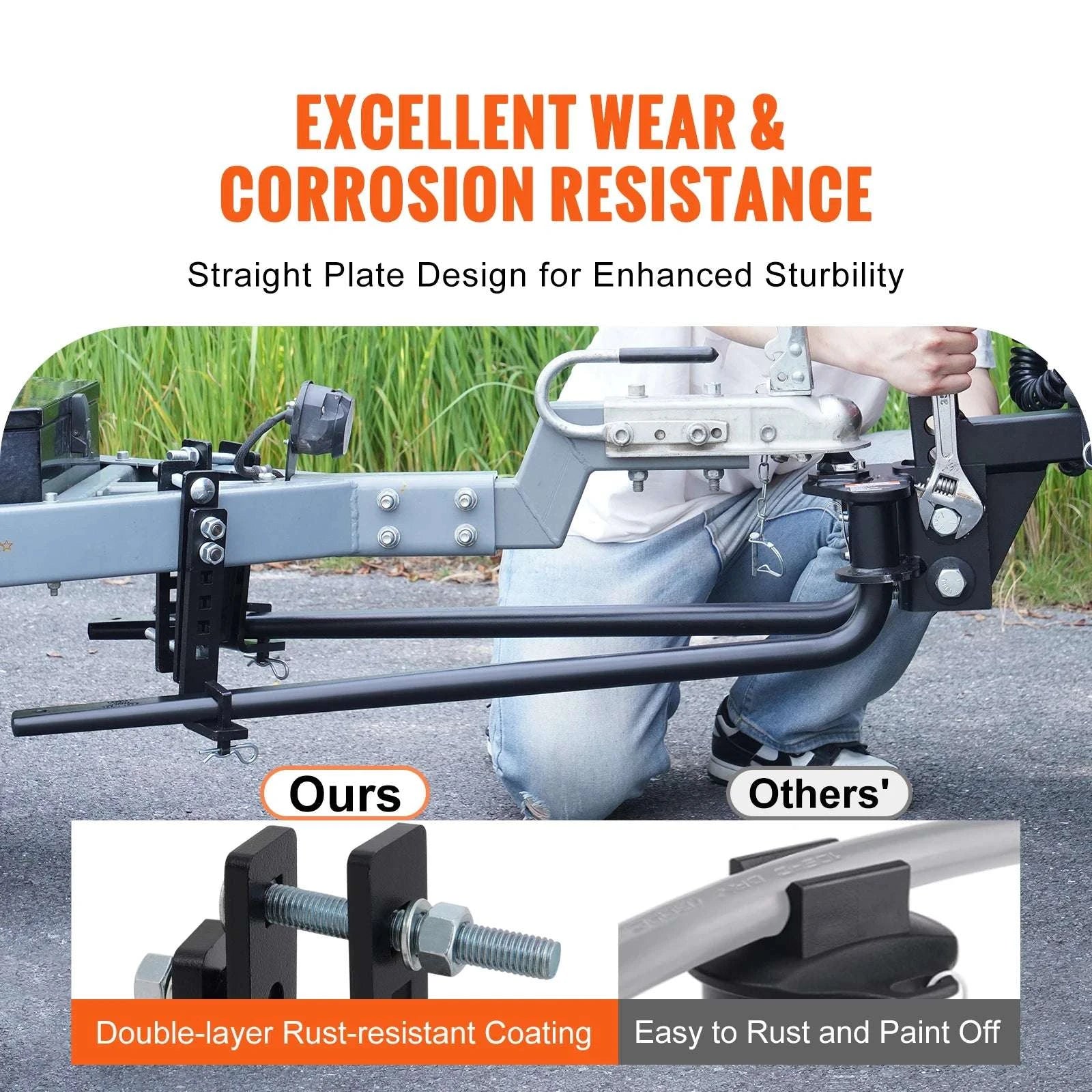 Weight Distribution Hitch with Sway Control 1000 lb Capacity Kit-1000lbs / CZECH REPUBLIC