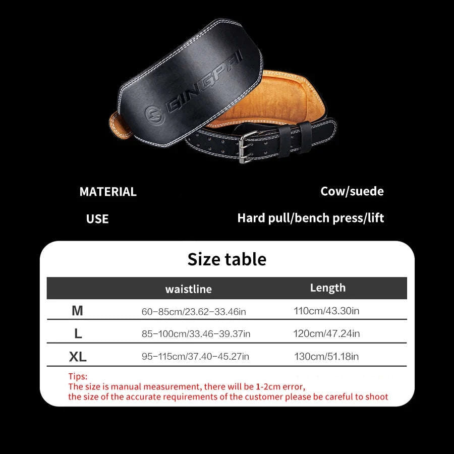 Weight Lifting Belt for Strength Training and Back Support-NL 15CM black / M