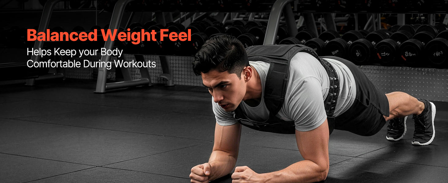 SucceBuy Weighted Vest Body Weight Vest with Shoulder Pad and Reflective Stripe Workout Equipment for Strength Training Running