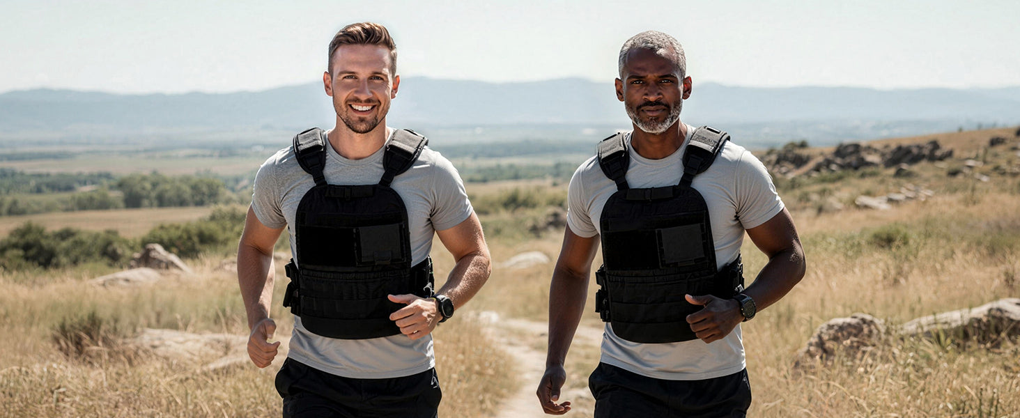 SucceBuy Weighted Vest Body Weight Vest with Shoulder Pad and Reflective Stripe Workout Equipment for Strength Training Running