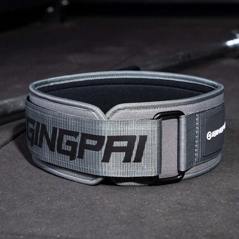 Weightlifting Waist Belt for Powerlifting and Gym Training-GP ZS S Grey / M