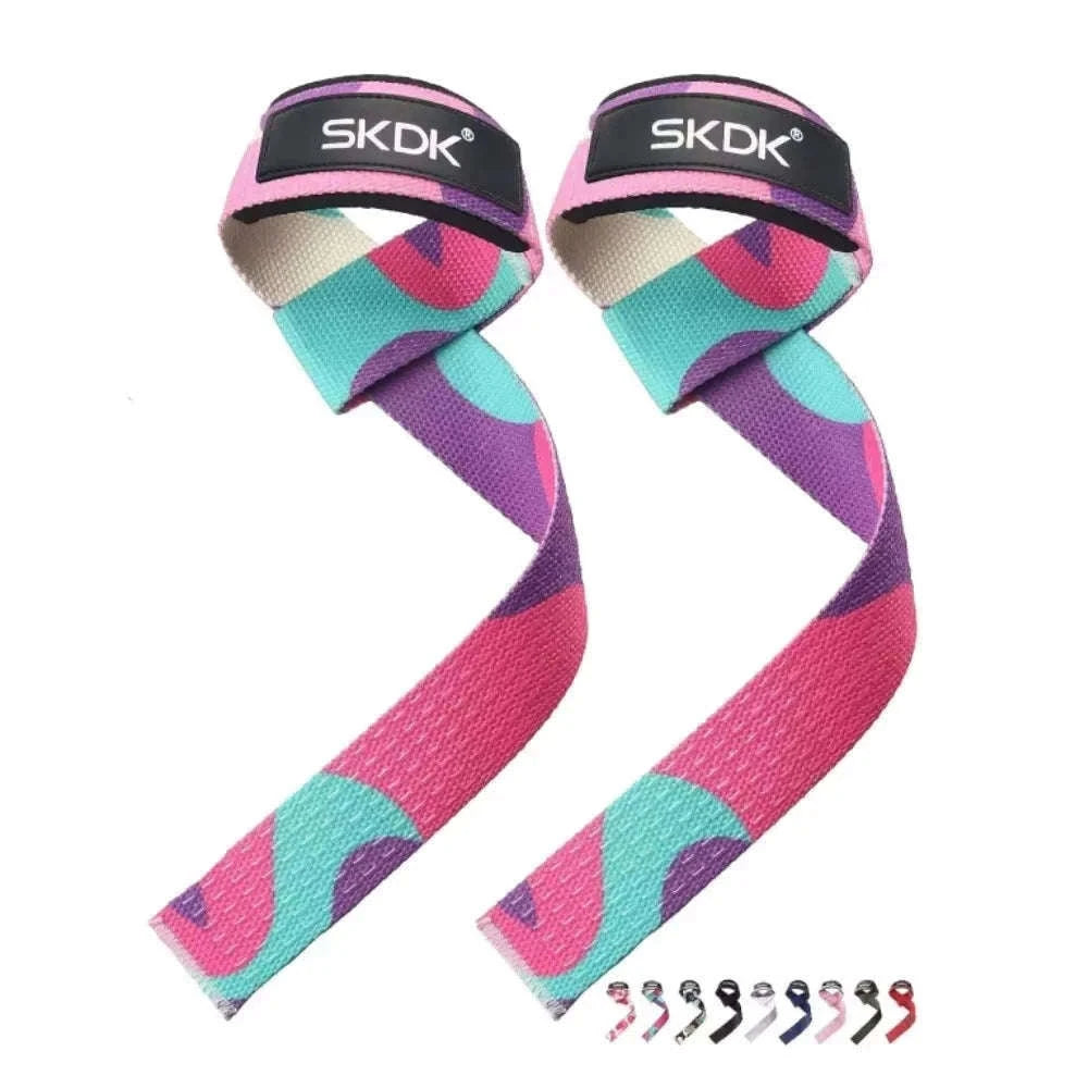 Weightlifting Wrist Straps for Secure Grip and Wrist Support-JZST-Blue