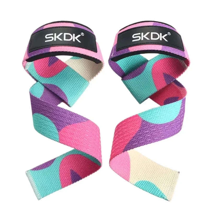 Weightlifting Wrist Straps for Secure Grip and Wrist Support-JZST-Blue
