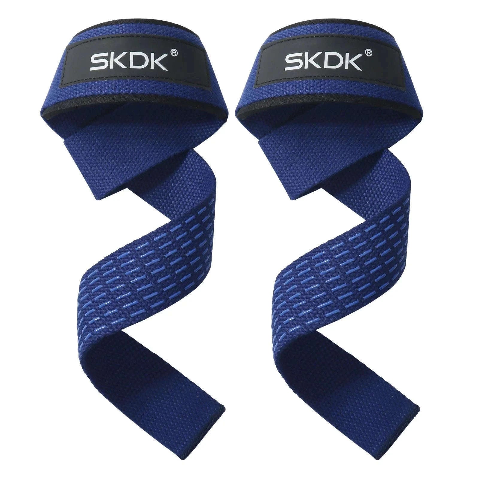 Weightlifting Wrist Straps for Secure Grip and Wrist Support-JZST-Blue