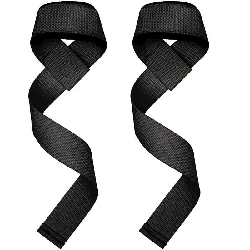Weightlifting Wrist Straps for Secure Strength Training Support-BLACK