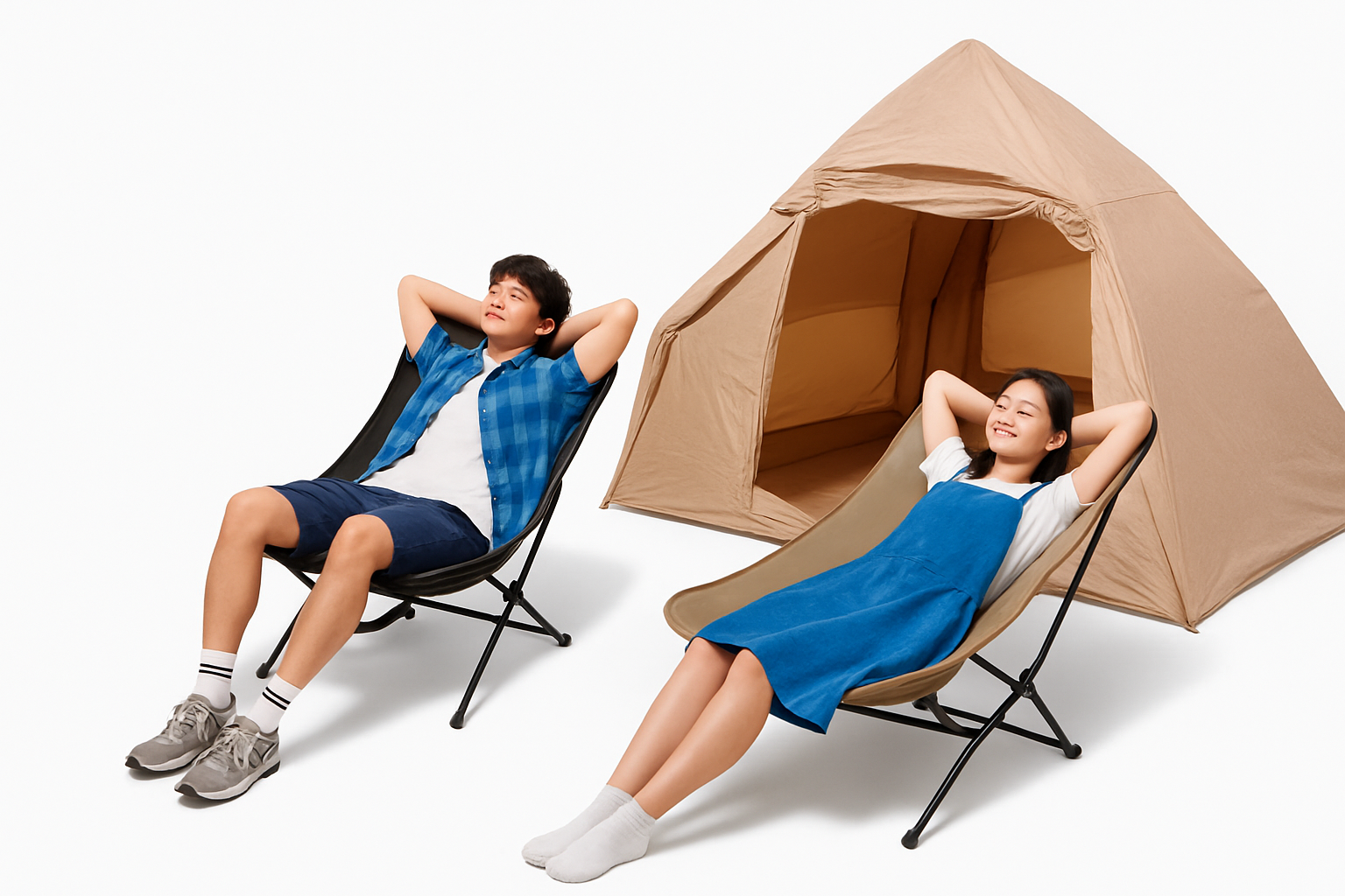 Folding Lounger Chair for Camping, Beach, Home and Travel