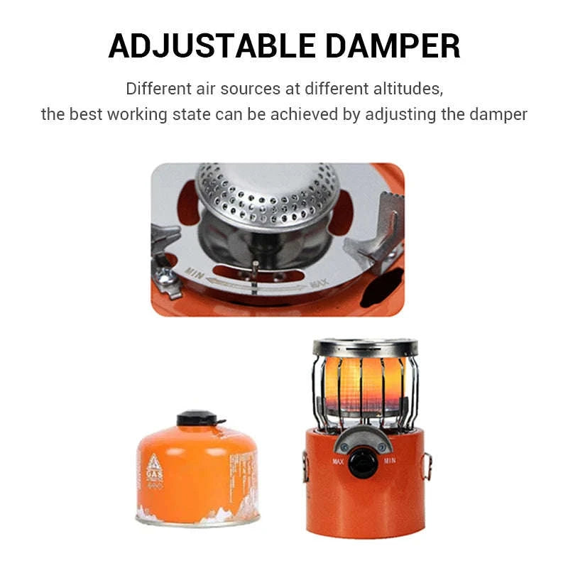 WESTTUNE Outdoor Gas Stove for Cooking and Heating-Orange