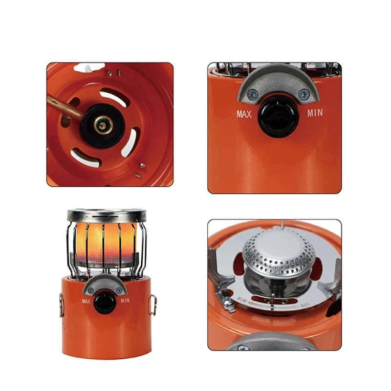 WESTTUNE Outdoor Gas Stove for Cooking and Heating-Orange
