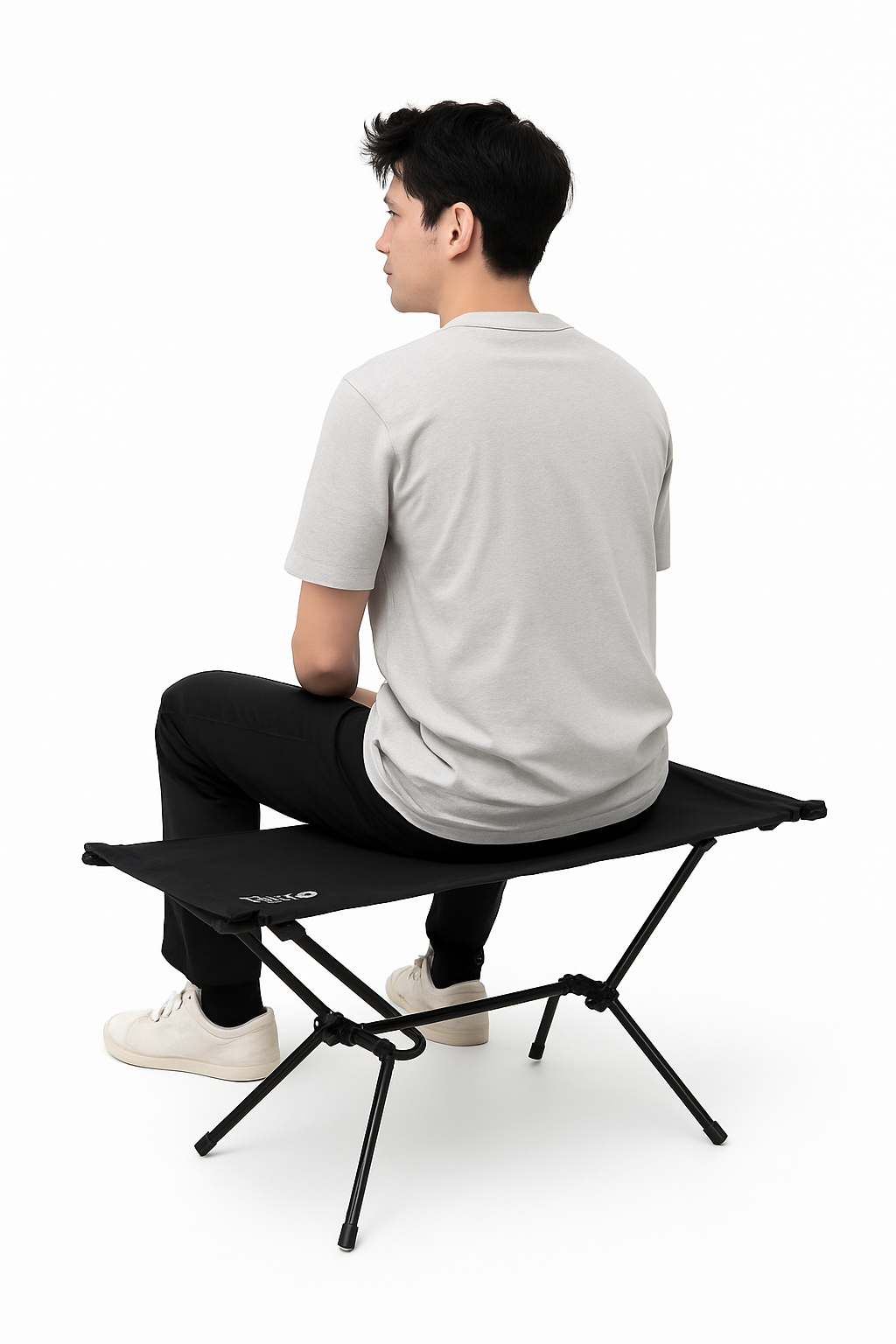 Double Camping Stool for Two, Ultralight Folding Outdoor Seat