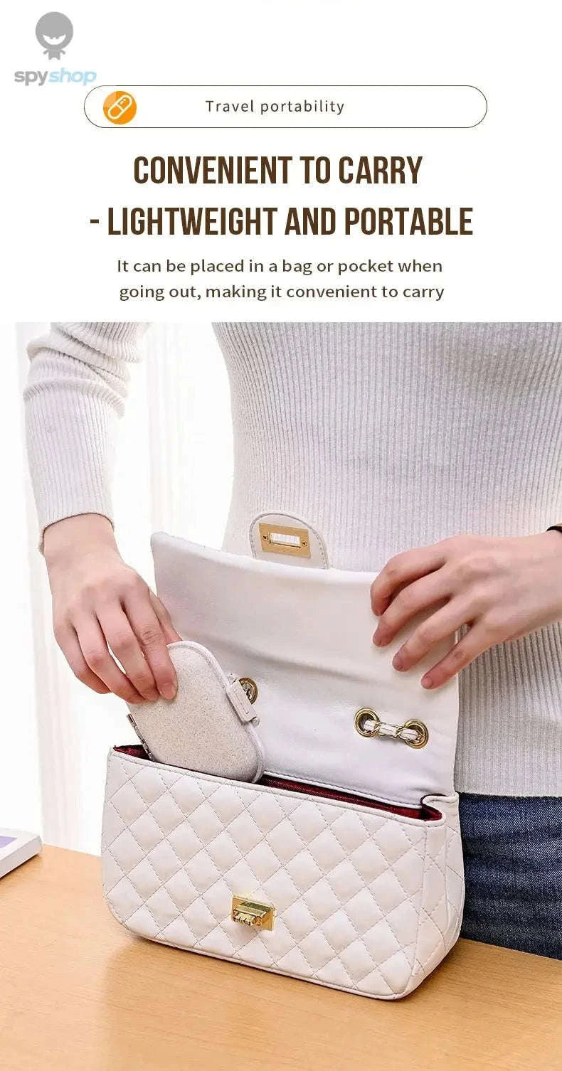 Wheat Straw Pill Organizer – Compact 8‑Grid Travel Case for Daily Medication-BLUE