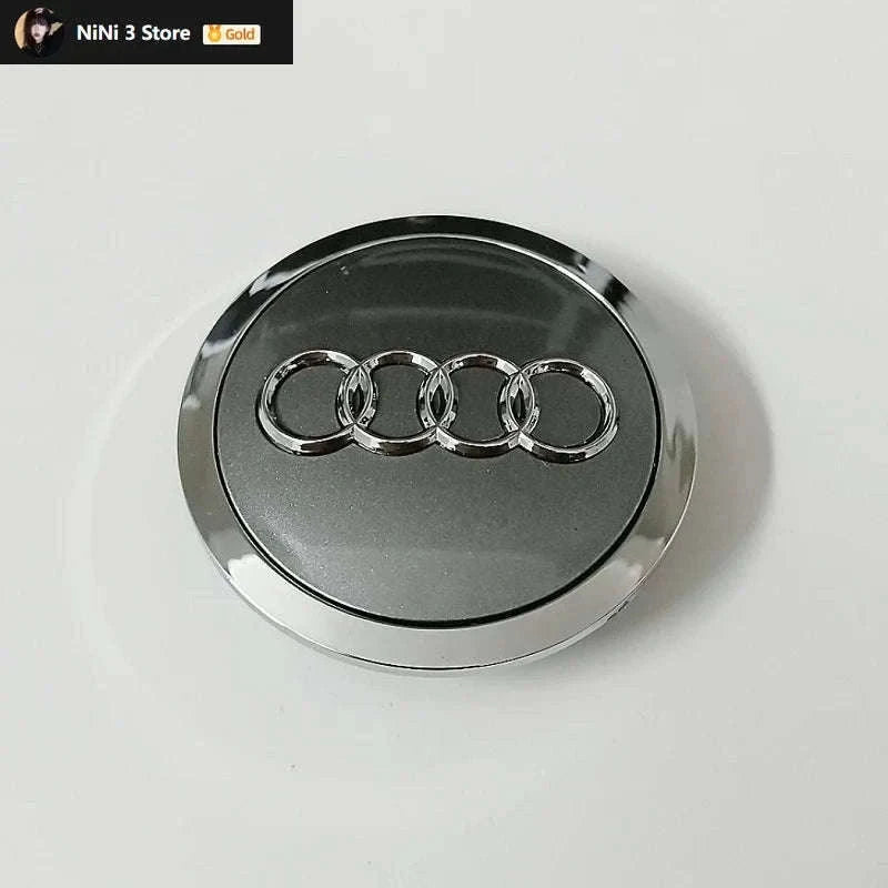 Wheel Center Cap Hub Covers 4-Piece Set Multiple Sizes-60mm Black