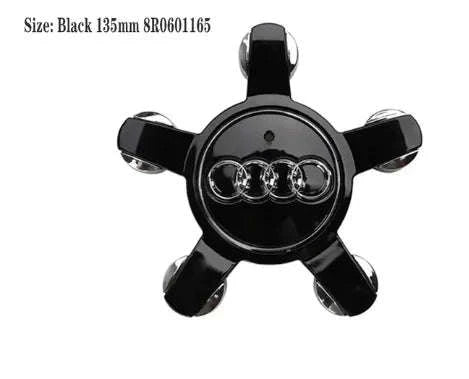 Wheel Center Cap Hub Covers 4-Piece Set Multiple Sizes-60mm Black